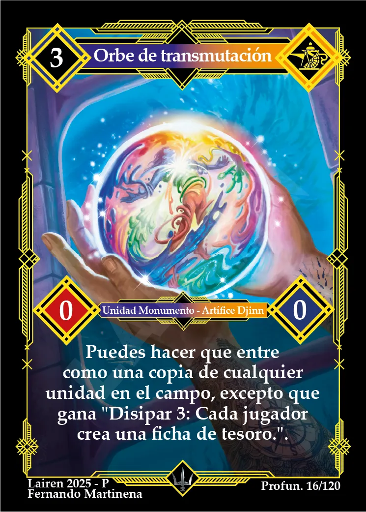 ORBE DE TRANSMUTACION