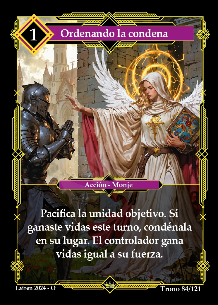 ORDENANDO LA CONDENA