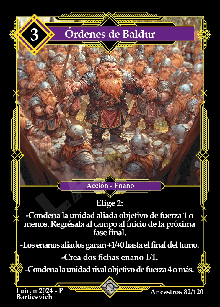 ORDENES DE BALDUR