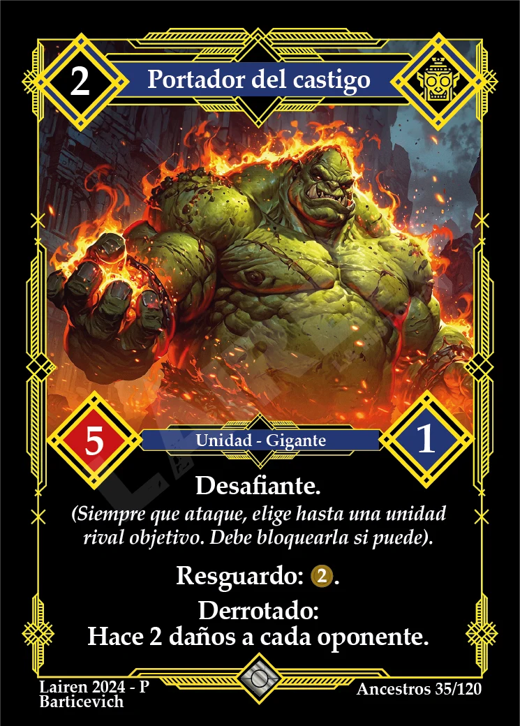 PORTADOR DEL CASTIGO