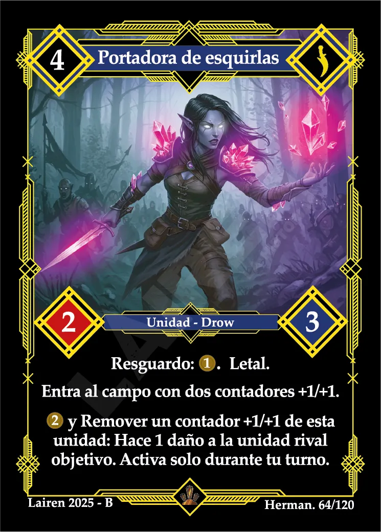 PORTADORA DE ESQUIRLAS