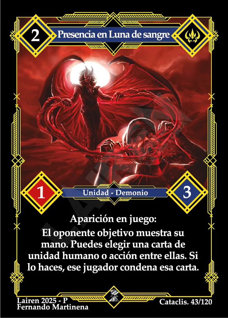 PRESENCIA EN LUNA DE SANGRE