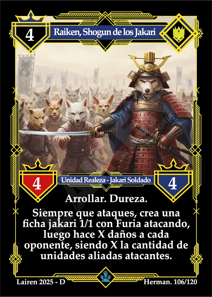 RAIKEN, SHOGUN DE LOS JAKARI