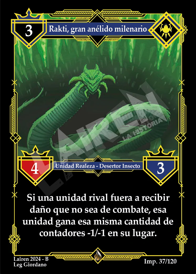 RAKTI, GRAN ANELIDO MILENARIO