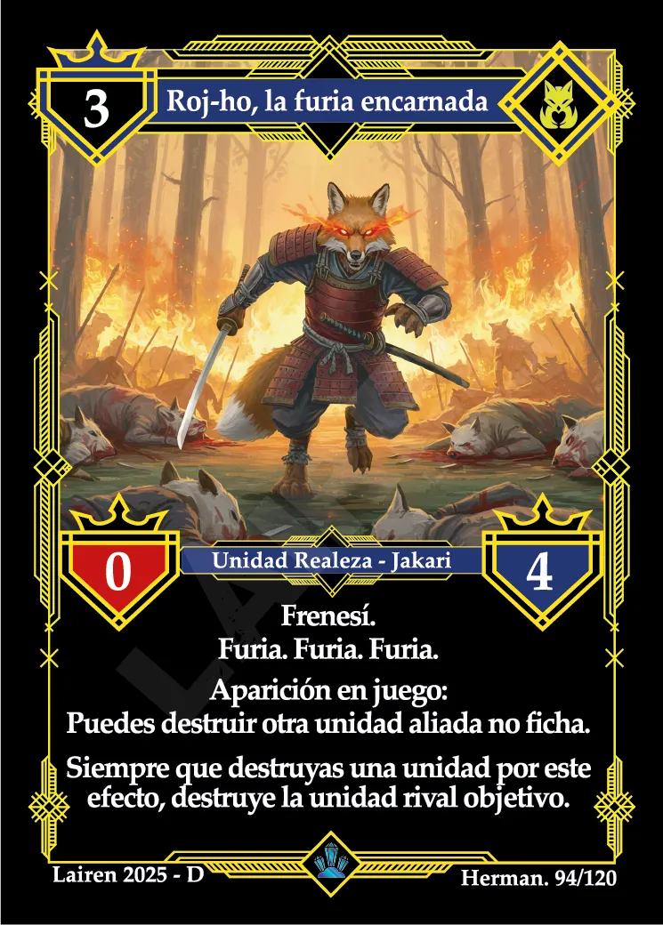 ROJ-HO, LA FURIA ENCARNADA