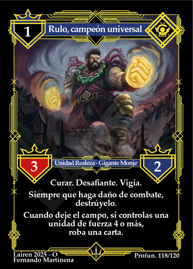 RULO, CAMPEON UNIVERSAL