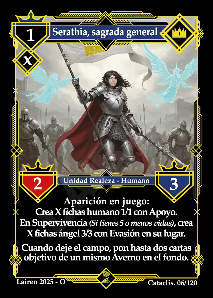 SERATHIA, SAGRADA GENERAL
