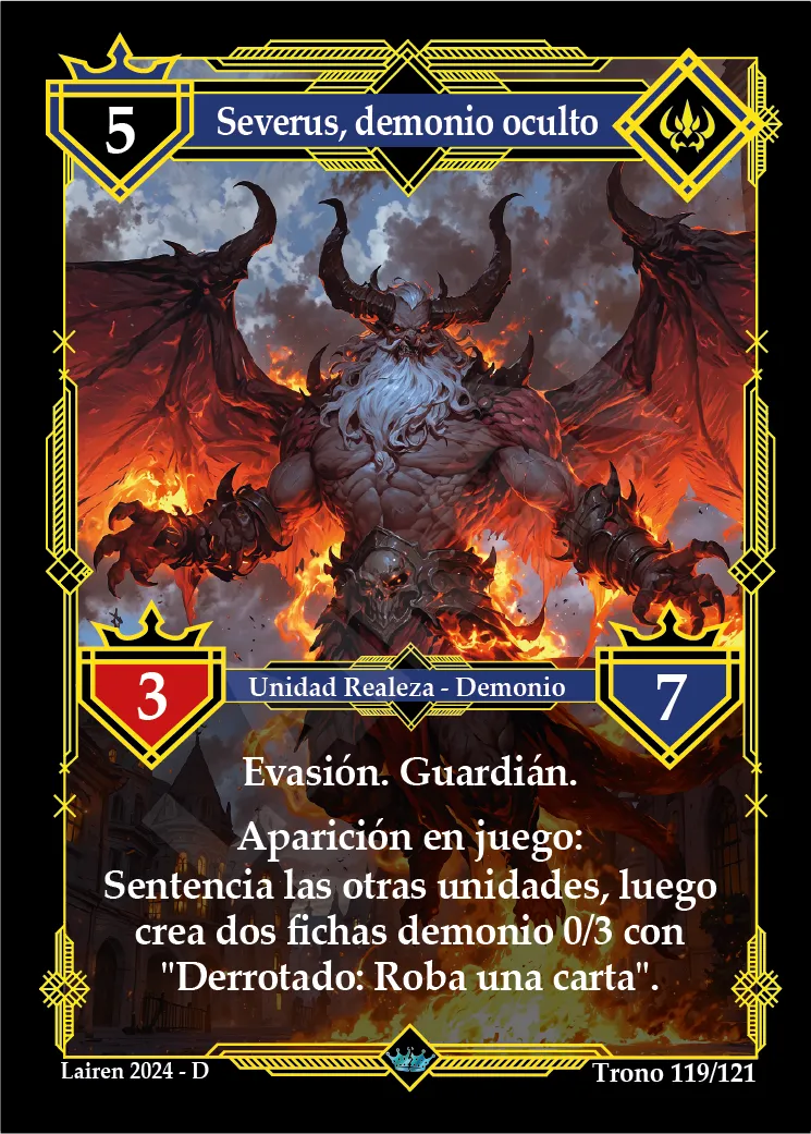 SEVERUS, DEMONIO OCULTO