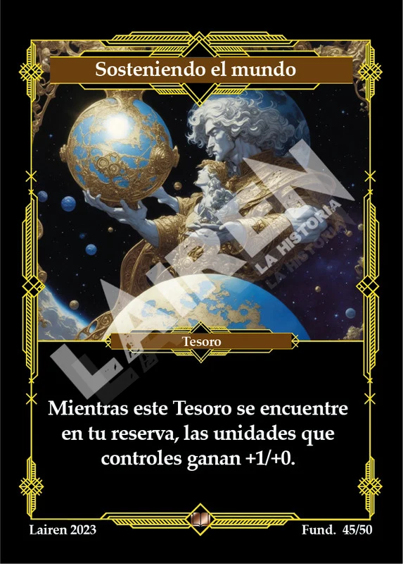 SOSTENIENDO EL MUNDO