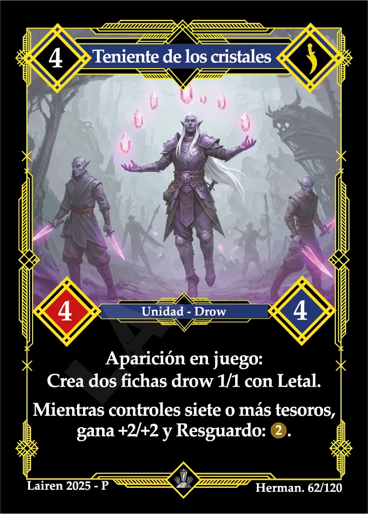 TENIENTE DE LOS CRISTALES