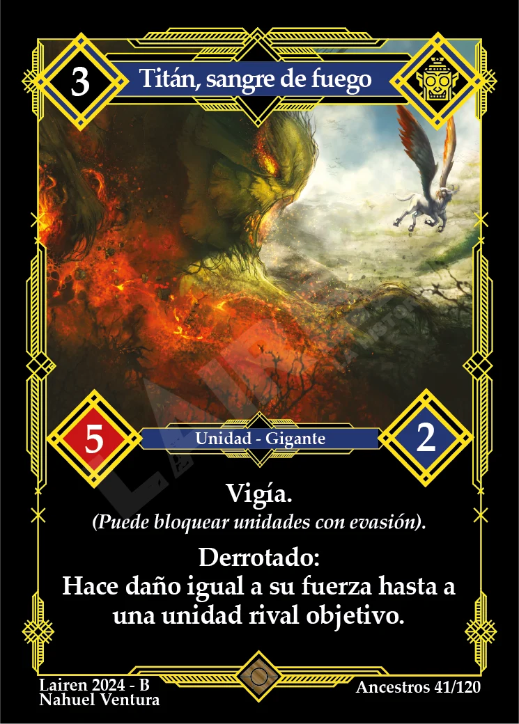 TITAN, SANGRE DE FUEGO