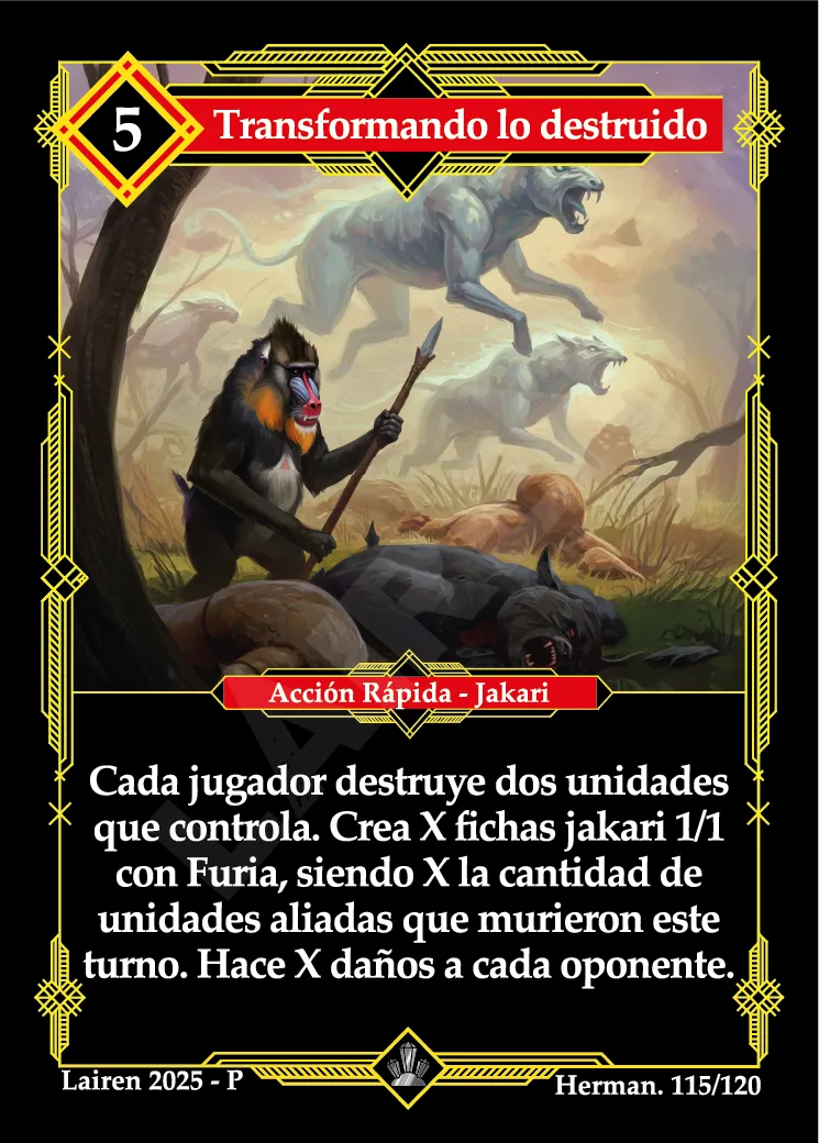 TRANSFORMANDO LO DESTRUIDO