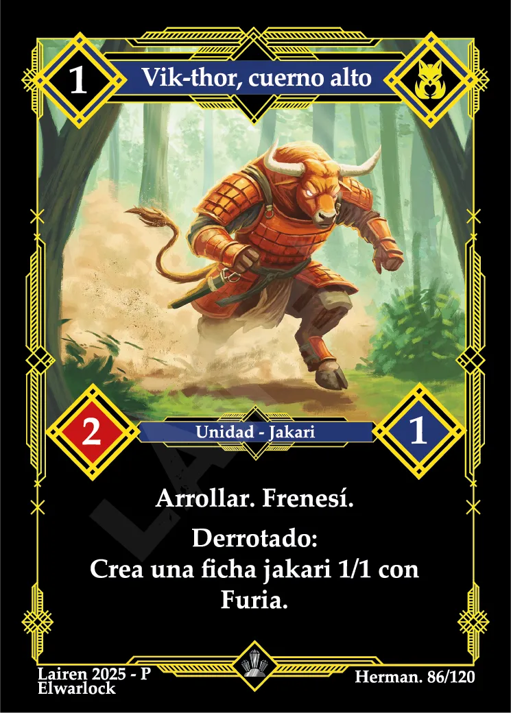 VIK-THOR, CUERNO ALTO