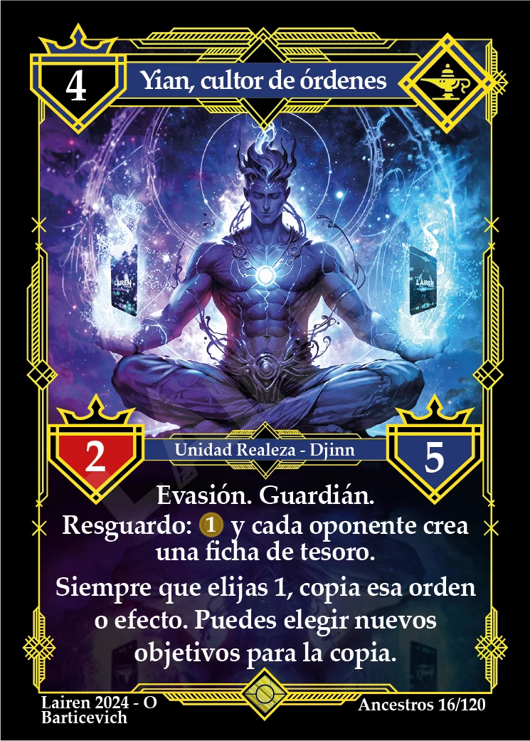YIAN, CULTOR DE ORDENES
