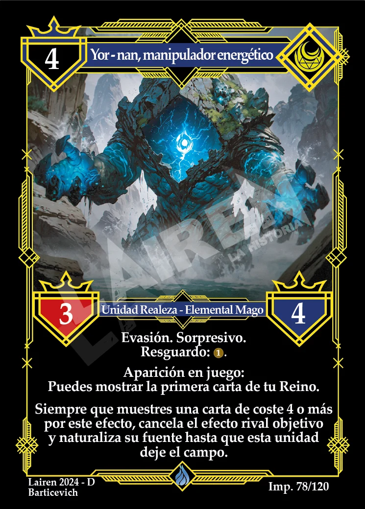 YOR-NAN, MANIPULADOR ENERGETICO