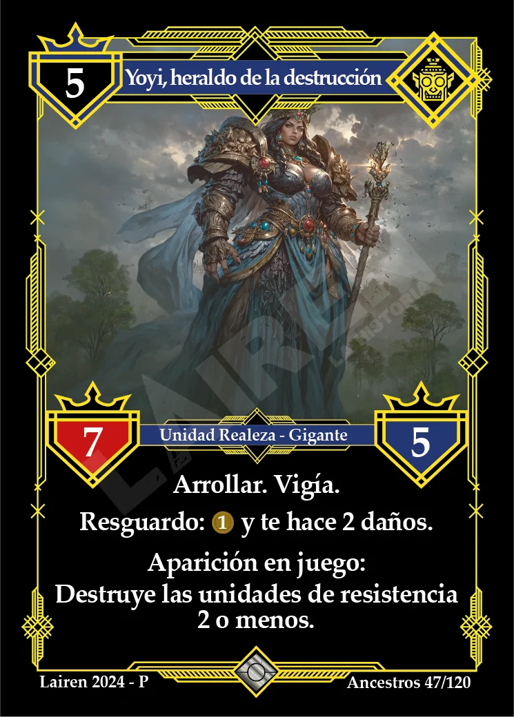 YOYI, HERALDO DE LA DESTRUCCION